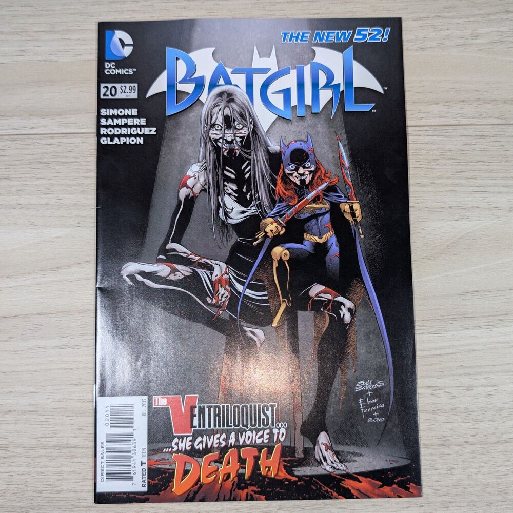 Batgirl #20 DC New 52 Ventriloquist Death Issue 2013 Simone Sampere VF/NM